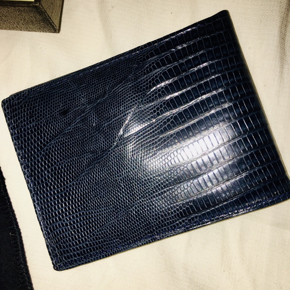 TRAFALGAR Blue Lizard Wallet